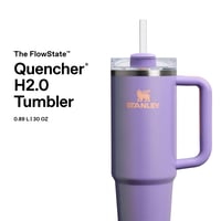 Termohrnček Stanley Quencher H2.0 Flowstate so slamkou 0,89 l – Periwinkle Shimmer – Nerezový termohrnček bez BPA – 9 hodín chladenia – 3