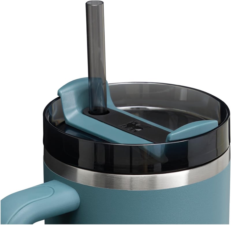 STANLEY Quencher H2.0 Termikus Ivópalack 1.2L Kék, 48 Órás Hűtés, Szívószállal - 2-1,180 ml, Blue Spruce, Core