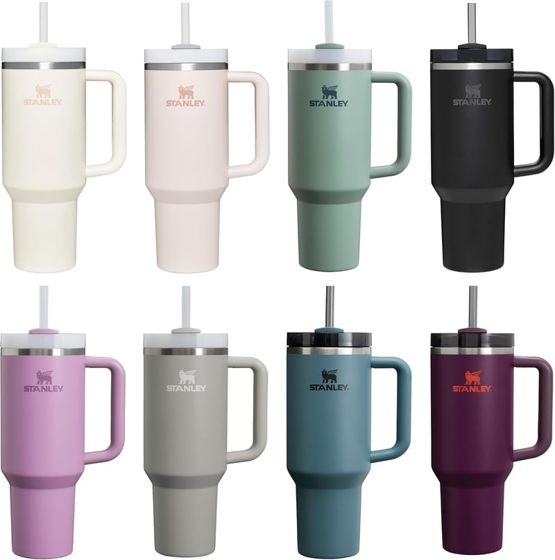 Stanley 1913 Quencher H2.0 Termikus Ivópalack 1,2L Szívószállal, 11 Órás Hűtés, Rozsdamentes Acél - 1,180 ml, Ash, Core