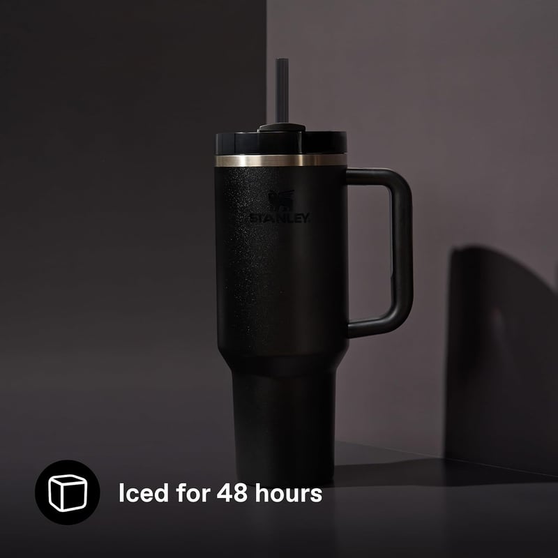 STANLEY Quencher H2.0 Termikus Vizes Palack 1.2L Fekete - 11 Órás Hűtés - 2-1,180 ml, Black, Core