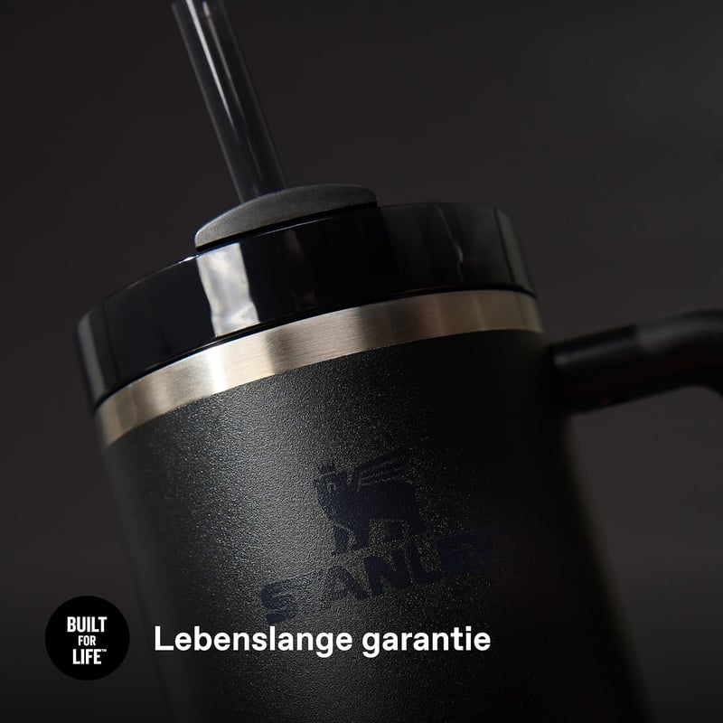 STANLEY Quencher H2.0 Termikus Vizes Palack 1.2L Fekete - 11 Órás Hűtés - 2-1,180 ml, Black, Core