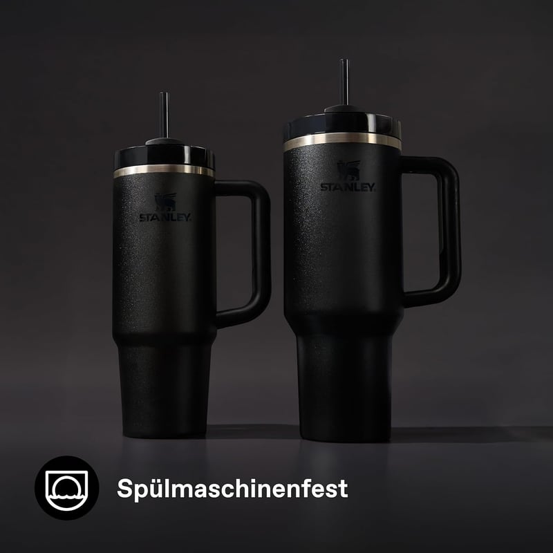 STANLEY Quencher H2.0 Termikus Vizes Palack 1.2L Fekete - 11 Órás Hűtés - 2-1,180 ml, Black, Core