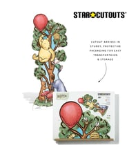 Star Cutouts SC4897 Winnie medve fa és szamár nagy karton figura 183 cm – gyerekszoba dekoráció, születésnapi party díszítés 6