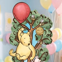 Star Cutouts SC4897 Winnie medve fa és szamár nagy karton figura 183 cm – gyerekszoba dekoráció, születésnapi party díszítés 8