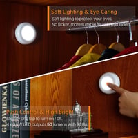 STAR-SPANGLED LED Érintéses Lámpa Szett 5db, Hideg Fehér Szekrény Világítás 2