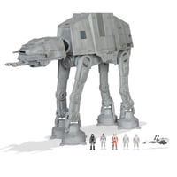Set figurină vehicul Star Wars AT-AT Micro Galaxy Squadron SWJ0170 - 25 cm, cu efecte sonore și luminoase, 1 buc. 1