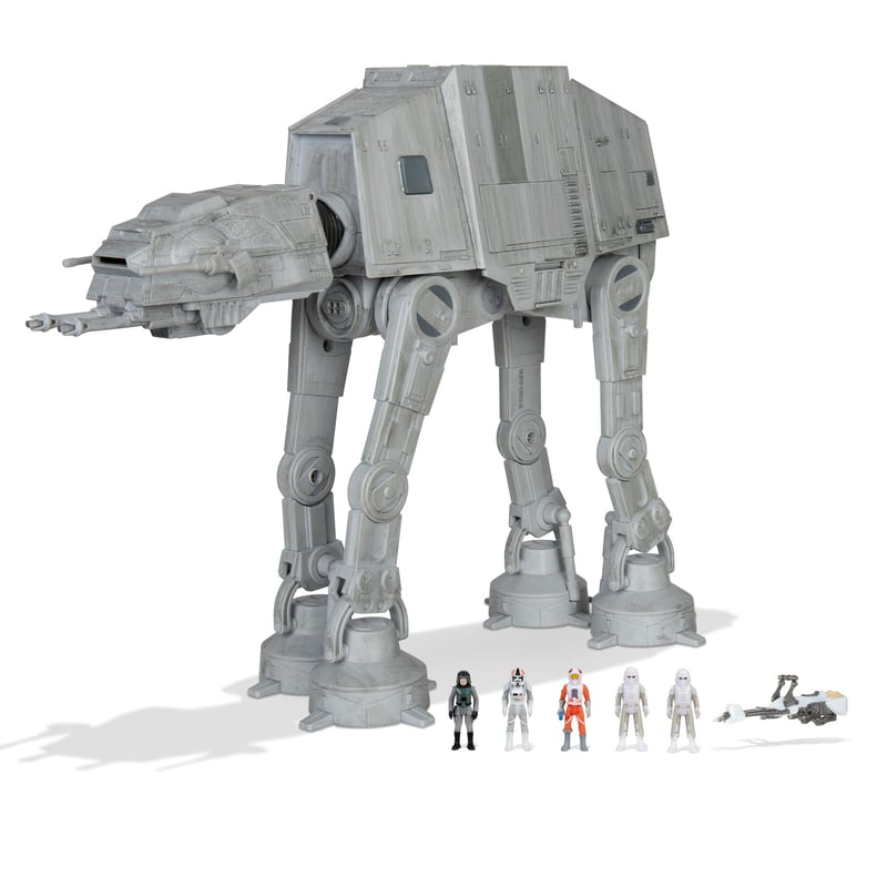 Set figurină vehicul Star Wars AT-AT Micro Galaxy Squadron SWJ0170 - 25 cm, cu efecte sonore și luminoase, 1 buc.