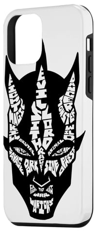 Biele puzdro na iPhone 12 mini s motívom Star Wars Darth Maul 2
