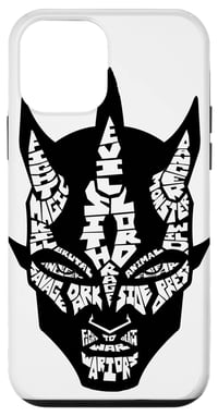 Biele puzdro na iPhone 12 mini s motívom Star Wars Darth Maul 1