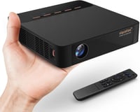 Staratlas 4K Mini Projektor WiFi 6 Technológiával - Beépített Android, Netflix, YouTube, Bluetooth 5.0, 150 ANSI Lumen, 4K Felbontású Videó  1