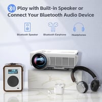 Staratlas Mini Projector 9500L 4K Full HD 1080P Bluetooth házimozi projektor HDMI USB tripod táskával 6
