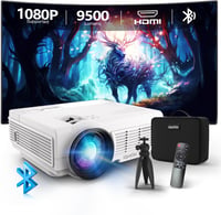 Staratlas Mini Projector 9500L 4K Full HD 1080P Bluetooth házimozi projektor HDMI USB tripod táskával 1