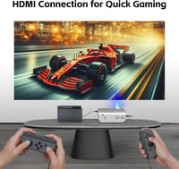 Staratlas Mini Projector 9500L 4K Full HD 1080P Bluetooth házimozi projektor HDMI USB tripod táskával 3