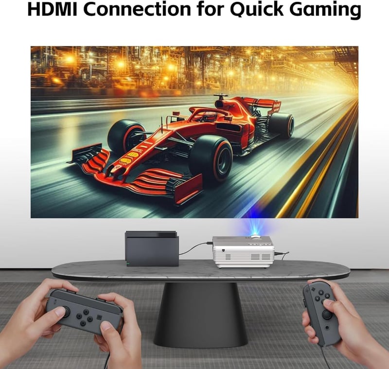 Staratlas Mini Projector 9500L 4K Full HD 1080P Bluetooth házimozi projektor HDMI USB tripod táskával