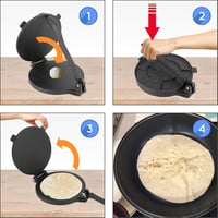 StarBlue 20 cm-es öntöttvas tortilla sajtó konyhai prés 4
