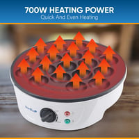 Aparat pentru Takoyaki StarBlue SB-JC503 - 18 orificii, cu controlul temperaturii, 700W 3