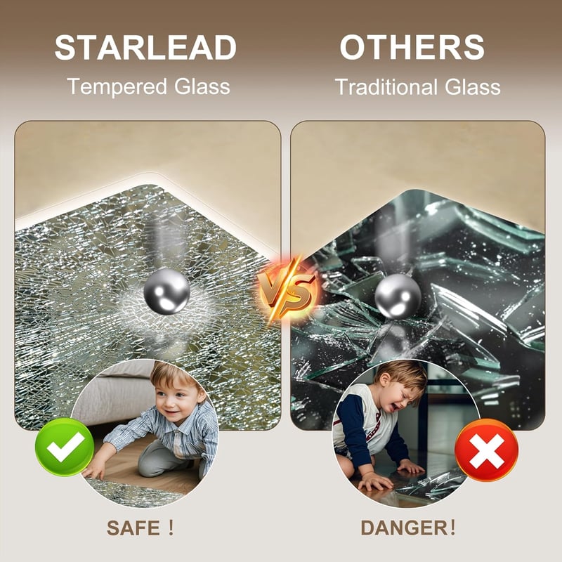 STARLEAD 80x60 cm Fürdőszobai LED Tükör - Szabályozható Fényerő, 3 Színhőmérséklet, Páramentesítő, Bluetooth Hangszóró, Edzett Üveg, IP44