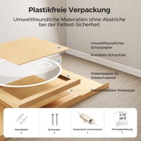 Okrúhle LED kúpeľňové zrkadlo STARLEAD s osvetlením 60 cm, stmievateľné, 3 teploty farieb, vyhrievanie proti zahmlievaniu, pamäťová funkcia, HD tvrdené sklo, vodeodolnosť IP44 7