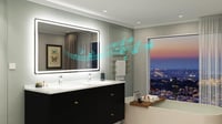 STARLEAD Veliko ogledalo za kupaonicu s LED rasvjetom 120 x 70 cm - Podesiva svjetlina, 3 temperature boje, grijač protiv zamagljivanja, Bluetooth zvučnik, kaljeno staklo 2