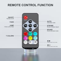 Starlitflow RGB LED Par lámpa 12 LED távirányítóval, 2200 mAh akkumulátor, party és DJ fényzene 5