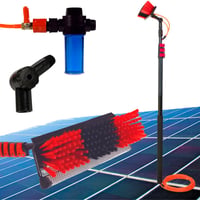 Teleskopická čistiaca kefa STARLYF Hydrocleaner Pro 4,6 m – na vodný pohon, so zásobníkom na saponát, na čistenie solárnych panelov, okien a lodí 1