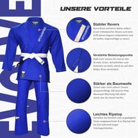Starpro Evolve BJJ Gi 350g fehér-fekete professzionális kimonó 3