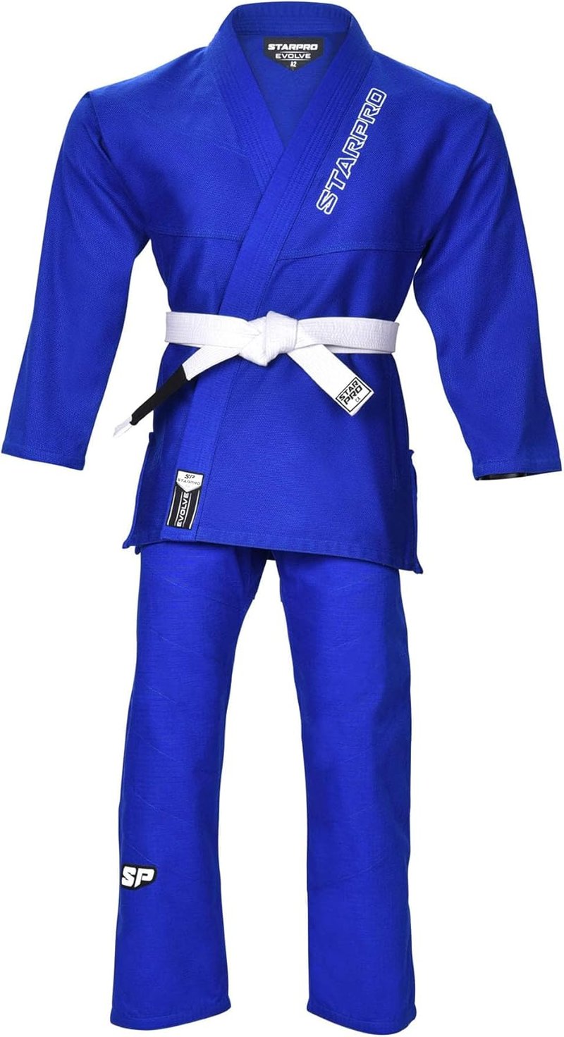 Starpro Evolve BJJ Gi 350g fehér-fekete professzionális kimonó