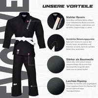 Starpro Evolve gyerek BJJ gi 350g Power Cotton Blend kimonó 3