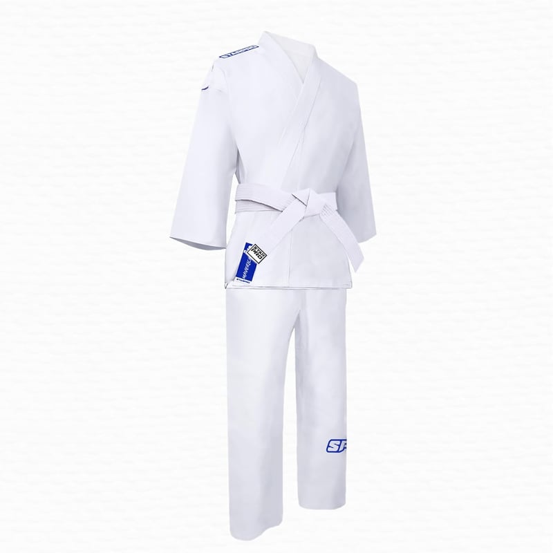 Starpro Fehér Karate Ruha 150 cm Övvel - Könnyű és Légáteresztő Gyermek Karate Gi - Kezdő és Haladó Edzéshez - Unisex