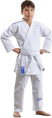 Starpro Fehér Karate Ruha 150 cm Övvel - Könnyű és Légáteresztő Gyermek Karate Gi - Kezdő és Haladó Edzéshez - Unisex 1