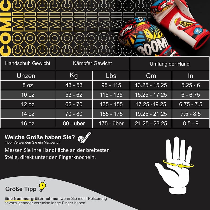 Starpro gyerek ökölvívó kesztyű 6-8 oz Muay Thai kickboxing edzés