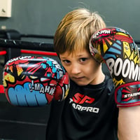 Starpro gyerek ökölvívó kesztyű 6-8 oz Muay Thai kickboxing edzés 4