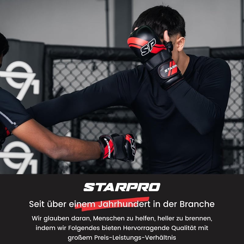Starpro MMA grappling kesztyű - sparring és küzdelem edzéshez- S