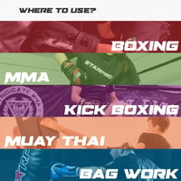 Starpro Premium Boxkesztyű Valódi Bőr Piros-Fekete Profi Edzés Muay Thai Kickboxing - 12oz, Dourado/Preto 6