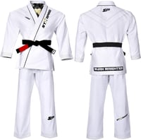 Starpro Ronin BJJ Gi 355g Bumbac Amestec Kimono Alb Negru Unisex Artă Marțială Haine de Antrenament Competiție 1