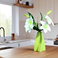 STARREALM Műanyag Váza Dekoratív Modern Boho Stílusú Szárított Virágokhoz 3