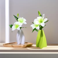 STARREALM Műanyag Váza Dekoratív Modern Boho Stílusú Szárított Virágokhoz 6