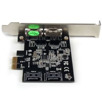 StarTech 2-portová rozširujúca karta SATA III PCI Express – ASM1061, PCIe 2.0, podpora SSD a HDD, interná a externá konfigurácia 6