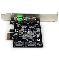 StarTech 2-portová rozširujúca karta SATA III PCI Express – ASM1061, PCIe 2.0, podpora SSD a HDD, interná a externá konfigurácia 5