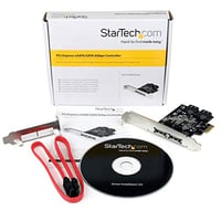StarTech 2-portová rozširujúca karta SATA III PCI Express – ASM1061, PCIe 2.0, podpora SSD a HDD, interná a externá konfigurácia 9