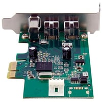 3-portová karta StarTech FireWire PCIe Combo – 1x FireWire 400 1394A a 2x FireWire 800 1394B – Nízkoprofilová karta PCI Express 5