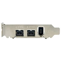 3-portová karta StarTech FireWire PCIe Combo – 1x FireWire 400 1394A a 2x FireWire 800 1394B – Nízkoprofilová karta PCI Express 7