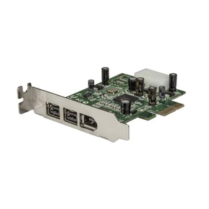 StarTech 3-portna FireWire PCIe kombinirana kartica - 1x FireWire 400 1394A i 2x FireWire 800 1394B - Low Profile PCI Express kartica