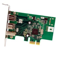 3-portová karta StarTech FireWire PCIe Combo – 1x FireWire 400 1394A a 2x FireWire 800 1394B – Nízkoprofilová karta PCI Express 3