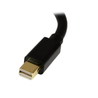 Adaptér StarTech Mini DisplayPort – DisplayPort 1.2 (15 cm), 4K UHD, HBR2 MST, pozlátené konektory, konvertor DP samec-samica pre PC 3