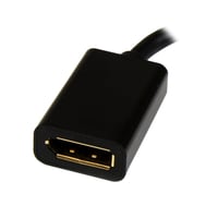 Adaptér StarTech Mini DisplayPort – DisplayPort 1.2 (15 cm), 4K UHD, HBR2 MST, pozlátené konektory, konvertor DP samec-samica pre PC 2