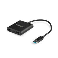 Adaptér StarTech USB-A 3.0 na duálne HDMI pre Windows, 4K 30Hz a 1080p 60Hz, režim rozšírenia alebo zrkadlenia, prevodník USB na monitor 1