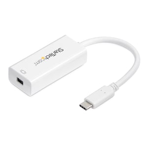 StarTech USB-C na Mini DisplayPort adapter 4K 60Hz HBR2 DP Alt Mode bijeli pretvornik