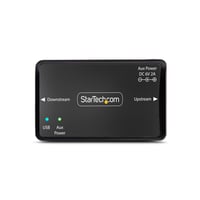 StarTech USB galvanický oddeľovač 6000V, USB 2.0/1.1, IP40, montáž na DIN lištu, ochrana proti zemnej slučke a prepätiu, čierny 6