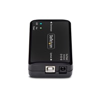 StarTech USB galvanický oddeľovač 6000V, USB 2.0/1.1, IP40, montáž na DIN lištu, ochrana proti zemnej slučke a prepätiu, čierny 4